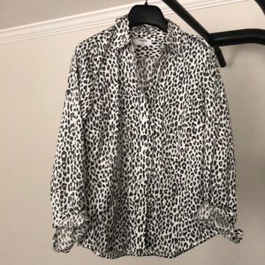 UNTUCKit animal print collared shirt
